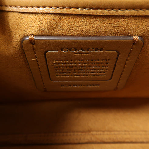 COACH Chain Shoulder Bag 29389 Calfskin Leather White