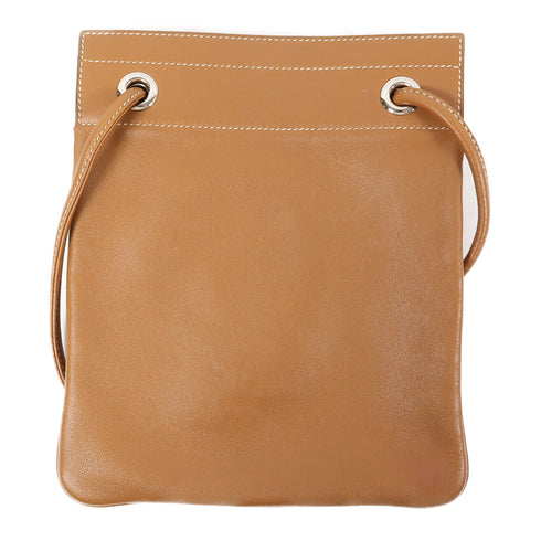 HERMES PHW Aline Shoulder Bag Swift Leather Gold/Brown