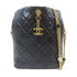 CHANEL Quilted CC GHW Bucket Bag Chain Shoulder AS3482 Lambskin Leather Black