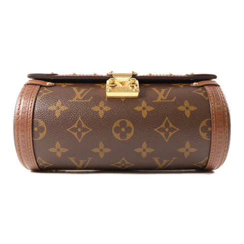 LOUIS VUITTON LV GHW Papillon Trunk 2 Way Chain Bag M57835 Monogram Brown