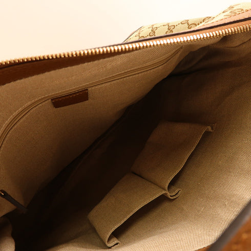 GUCCI GG GHW Bree Mico Hobo Shoulder Bag Canvas 449244 Brown v1