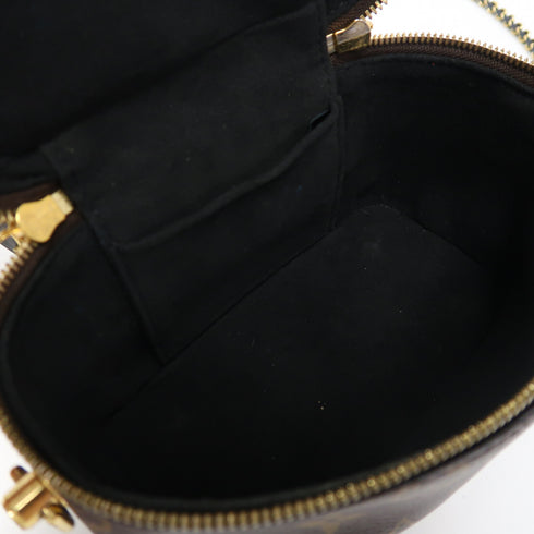 LOUIS VUITTON LV GHW Vanity PM 2 Way Bag Handbag M45165 Monogram Reverse Brown