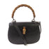 GUCCI GG Bamboo Handbag Shoulder Bag Calfskin Leather 409398 Black
