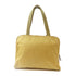 PRADA GHW Shoulder Handbag Nylon Gold Yellow