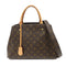 LOUIS VUITTON LV GHW Montaigne MM 2 Way Bag Handbag M41056 Monogram Brown v1