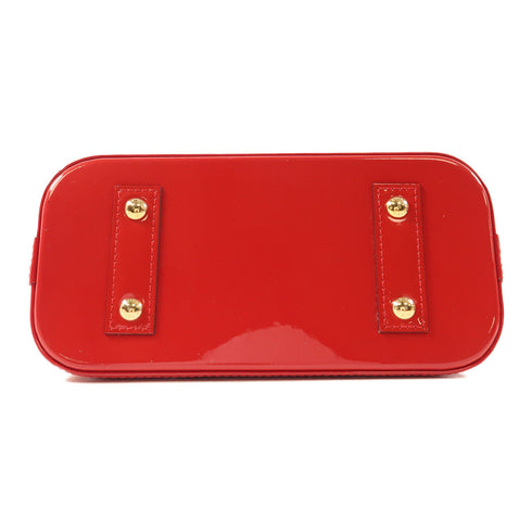 LOUIS VUITTON LV GHW Alma BB 2 Way Shoulder Bag M91606 Monogram Vernis Red