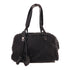 Christian Dior CD Shoulder Bag Canvas/Calfskin Leather Black