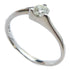 FINE JEWELRY 0.24ct Diamond Ring 18K White Gold US#6.5