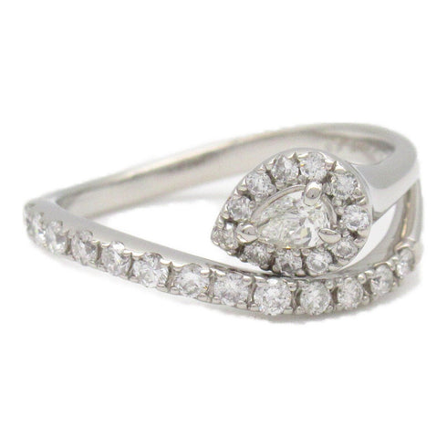 FINE JEWELRY 0.1ct Diamond 0.3ct Diamond Ring PT900 Platinum US#5 JP#9