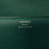 HERMES PHW Cherche Midi 22 Clutch Bag Epsom Leather Malachite