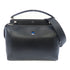 FENDI SHW Dotcom 2way Shoulder Bag 8BN293 Calfskin Leather Black