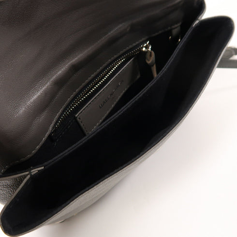 BALENCIAGA SHW Shoulder Bag 451483 Calfskin Leather Grey