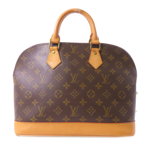 LOUIS VUITTON LV GHW Alma Handbag M51130 Monogram Brown v5