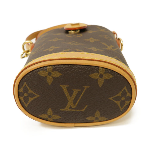 LOUIS VUITTON LV GHW Fold Me Shoulder Bag Crossbody M80874 Monogram Brown