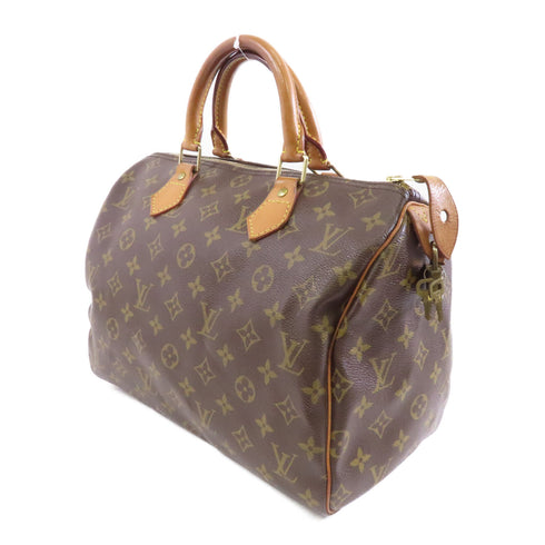 LOUIS VUITTON LV GHW Speedy 30 Handbag M41526 Monogram Brown v2
