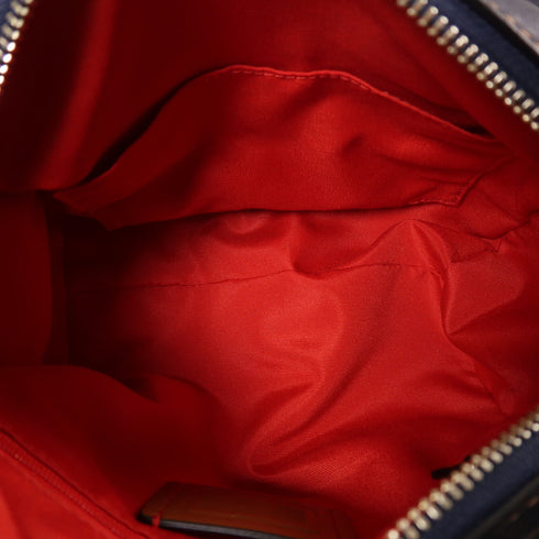 COACH SHW 2 Way Shoulder Bag Coated Canvas Navy