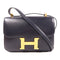 HERMES GHW Constance 24 Shoulder Bag Epsom Leather 2Z Bleu Nuit/Navy