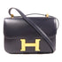HERMES GHW Constance 24 Shoulder Bag Epsom Leather 2Z Bleu Nuit/Navy