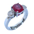 Fine Jewelry 1.34ct Ruby 0.39ct Diamond Ring US#6.5 6.3g PT900 Platinum