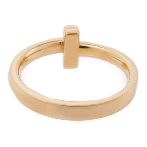 TIFFANY&CO T-One Ring Accessories US#5.5 18K Pink Gold