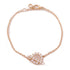 HERMES Finesse Bracelet 18K Pink Gold Diamond