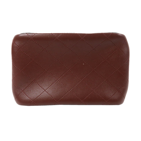 CHANEL Quilted CC GHW Bucket Tote Bag Handbag Calfskin Leather Black/Brown