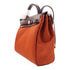HERMES PHW Herbag PM 2 Way Bag Canvas/Leather Red/Brown