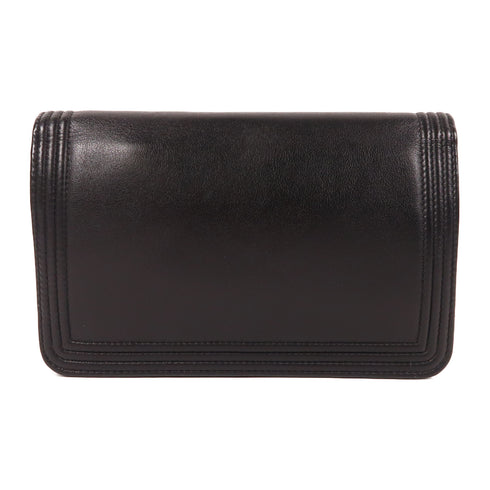 CHANEL CC SHW WOC Shoulder Bag Leather Blue/Black