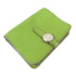 HERMES PHW Dogon Card Case Leather Green