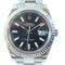 ROLEX Datejust Automatic Watch 116334 18K White Gold Stainless Steel Black #18cm
