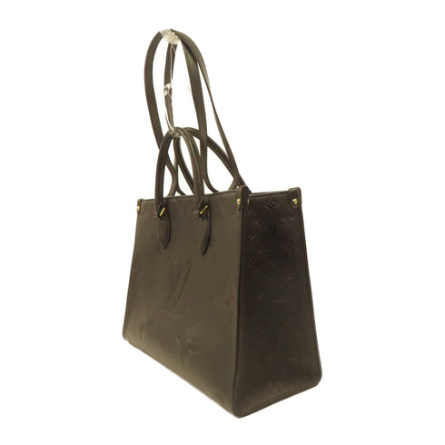 LOUIS VUITTON LV GHW On The Go 2 Way Bag M45595 Monogram Empreinte Black