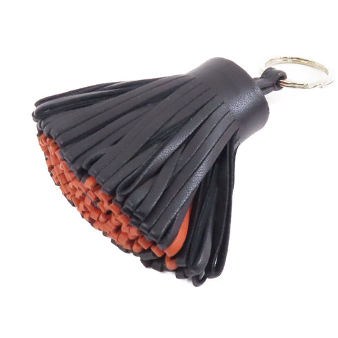 HERMES Carmen Charm Accessories Swift Leather Noir Potiron Black Brown
