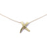 TIFFANY&CO X Pendant Accessories Necklace 18K Yellow Gold