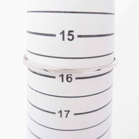 JEWELRY 1.486ct Diamond Bangle 18K White Gold