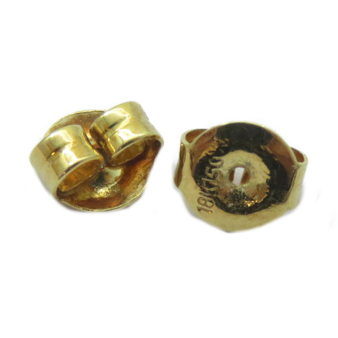 FINE JEWELRY Earrings 18K Yellow Gold/PVC Gold/White