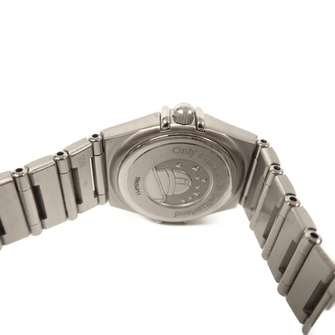 OMEGA Constellation Quartz Watch Stainless Steel White
