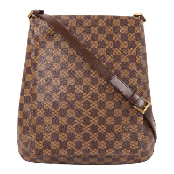 LOUIS VUITTON LV GHW Musette Shoulder Bag N51302 Damier Brown