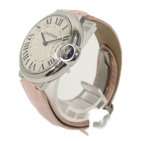 CARTIER Ballon Bleu Quartz Watch W6920087 Stainless Steel Silver