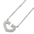 CARTIER C Heart Necklace 18K White Gold