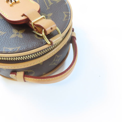 LOUIS VUITTON LV GHW Mini Boite Chapeau 2 Way Shoulder Bag M44699 Monogram Brown