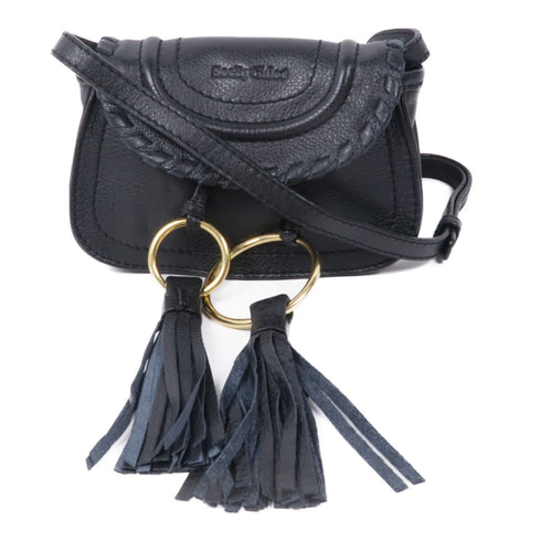 Chloe GHW Mini Polly Bag Shoulder Bag Calfskin Leather