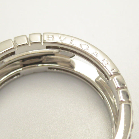 BVLGARI Parentesi Diamond Ring 18K White Gold BVLGARI#56 US#7.5