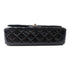 CHANEL CC SHW Chain Shoulder Bag Patent Leather Black v1