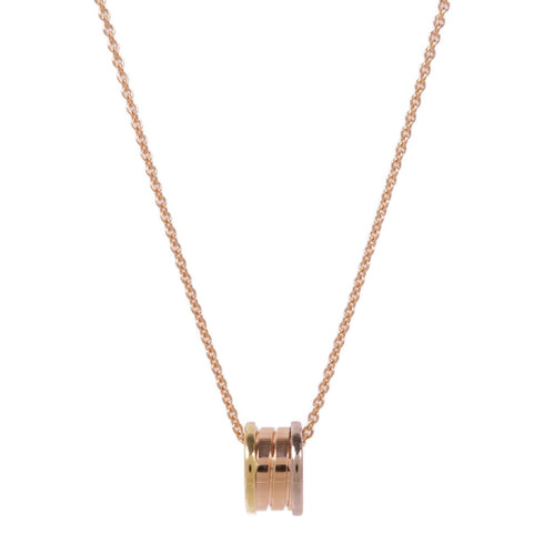 BVLGARI B-Zero1 Perfect Mistake Necklace 18K Yellow/White/Pink Gold