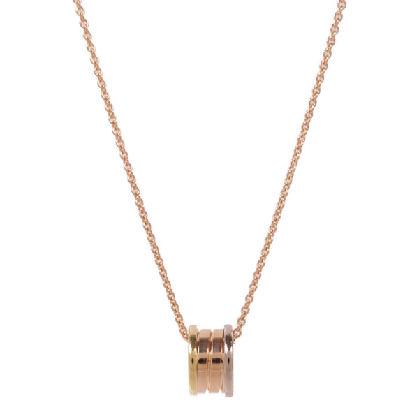 BVLGARI B-Zero1 Perfect Mistake Necklace 18K Yellow/White/Pink Gold