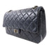 CHANEL CC Chanel 2.55 Shoulder Bag Calfskin Leather Navy Blue