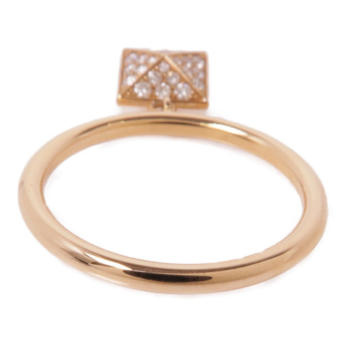 HERMES Clou D'H Ring 18K Rose Gold US#6