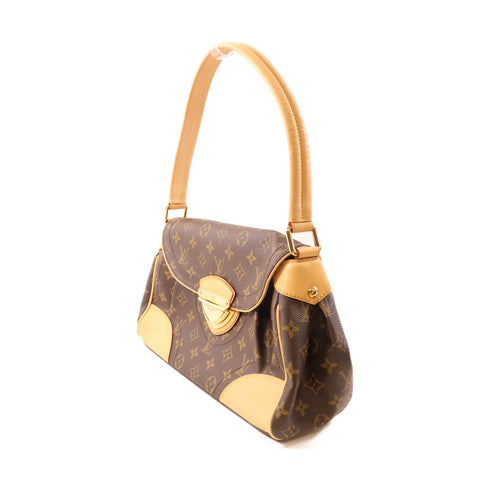 LOUIS VUITTON LV GHW Beverly MM Shoulder Hand Bag M40121 Monogram Brown