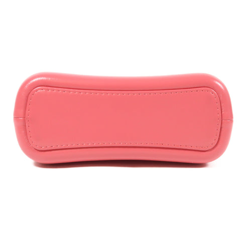 CHANEL CC Gabrielle Chain Shoulder Bag Calfskin Leather Pink