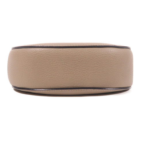 Chloe GHW Drew Chain Shoulder Bag Calfskin Leather Grey